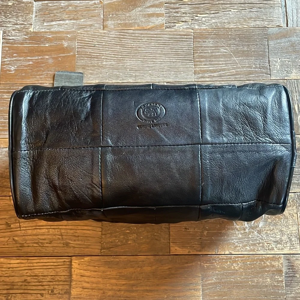 Buxton Cashmere Lambskin Patchwork Travel Case🖤
